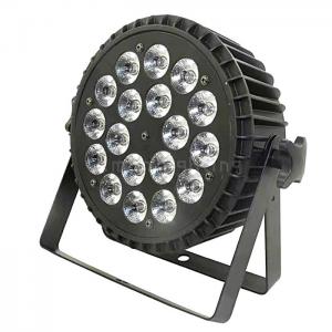 Wholesale Big Lens DMX 18x10w RGBW 4in1 Aluminum Cast Indoor LED Flat Par Light from china suppliers