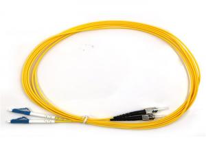 China 3m Single Mode Fiber Optic Patch Cable LC ST Patch Cord Jumper PVC / LSZH on sale