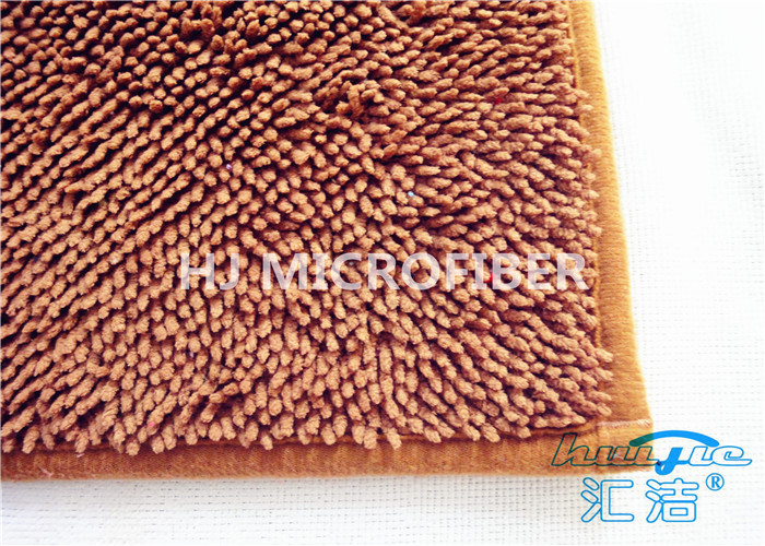Quality Super Absorbent Brown Bath Mat Non Slip Bathroom Mats For Homes / Hotels for sale