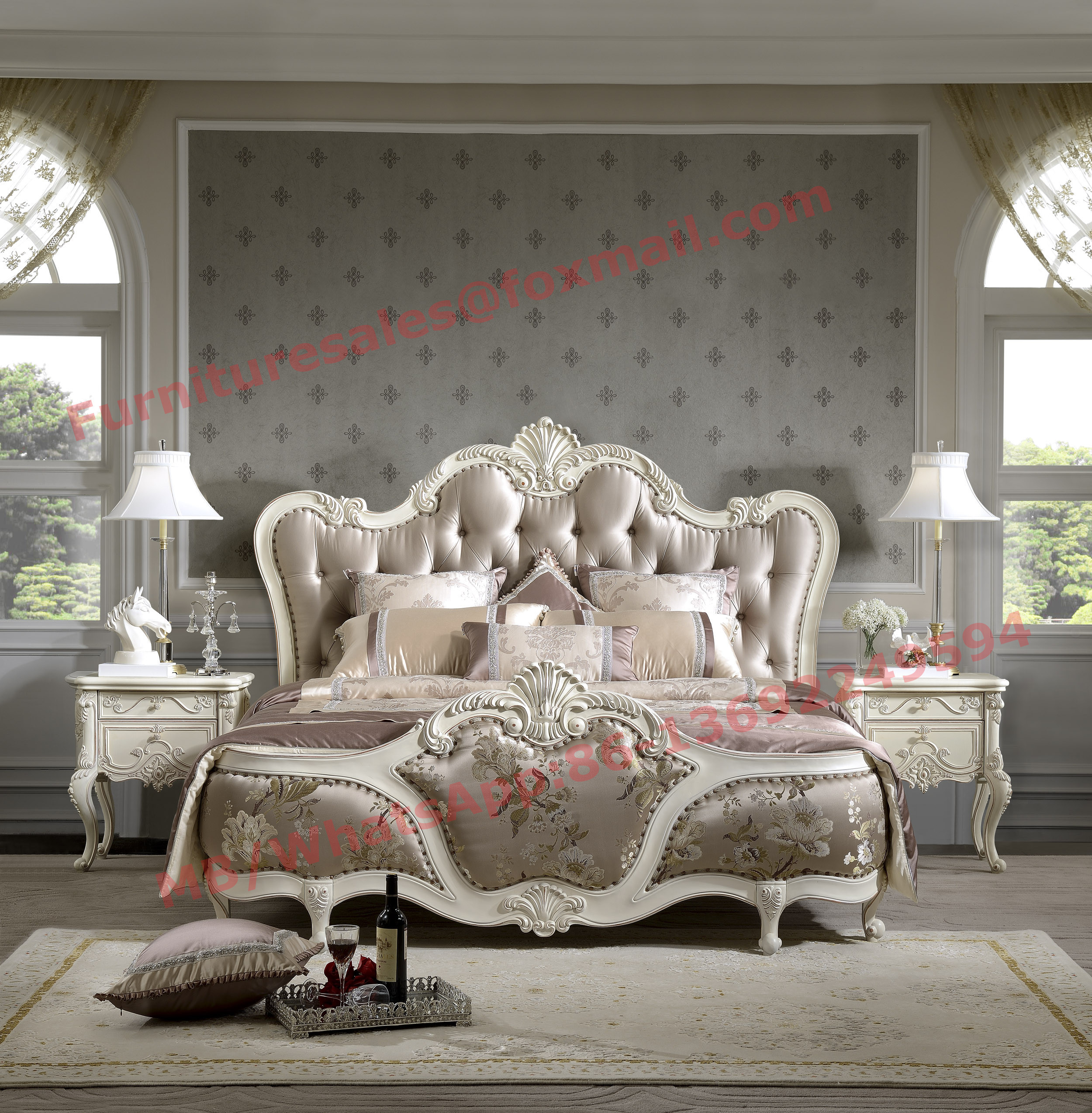 Wholesale Family use from China Factory Outlets Decoration Bedrooms Furniture set in Cheap Price from china suppliers
