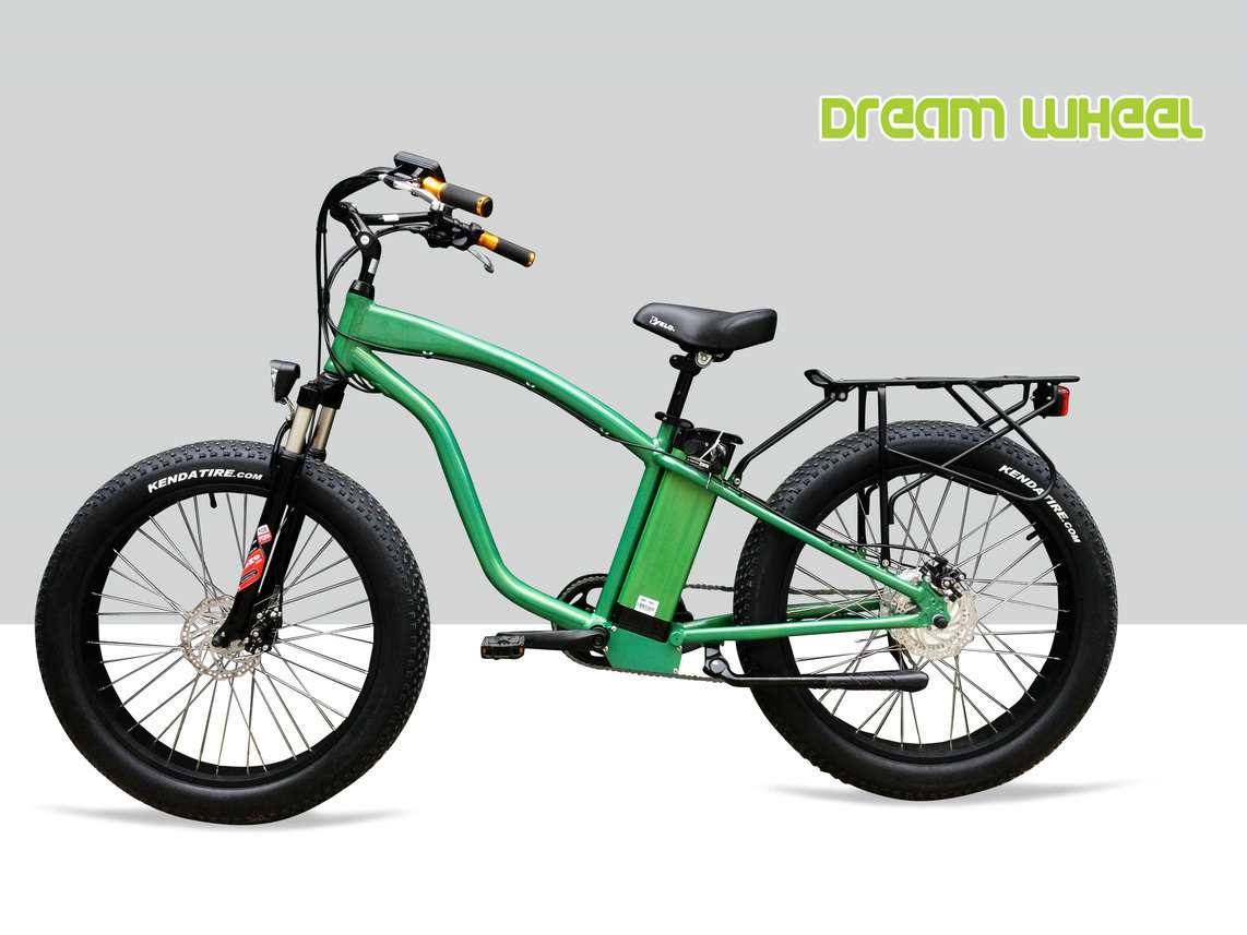 Wholesale 9 Speed Electric Beach Cruiser Bikes With Rear Carrier Lights MTB Suspension Fork from china suppliers