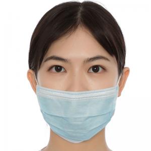 China Soft 3 Ply Non - Sterile Disposable Face Mask / Earloop Surgical Mask on sale