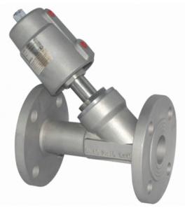 Wholesale Flange Stainless Steel Y Type Pneumatic Angle Seat Valve from china suppliers