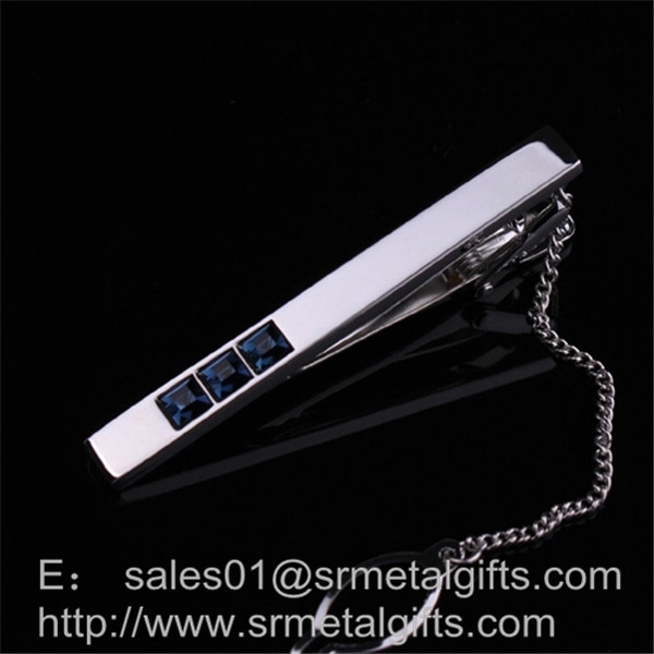 Wholesale Elegant crystal tie bars and tie clips selection, luxury men's tie accessory, in stock, from china suppliers