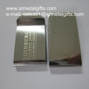 Wholesale Photo etched stainless steel money clips at small quantity wholesale, from china suppliers