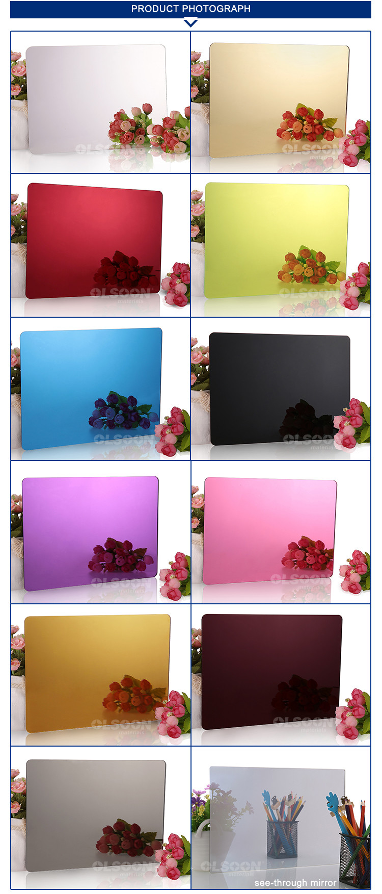 Wholesale Full Size Acrylic Plastic Sheets for Decoration Sign Materials Wholesale from China from china suppliers
