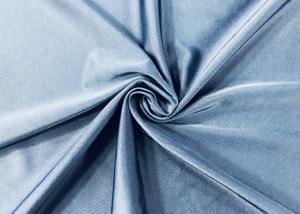 China Stretchy Blue Haze Underwear Fabric / 200GSM 85% Polyester Spandex Material on sale