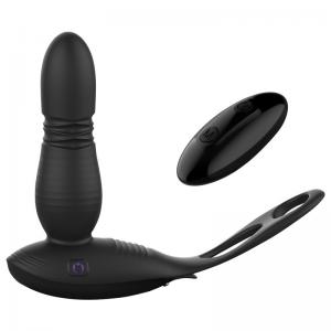 Wholesale Telescopic Vibrating Anal Plug Sex Toys from china suppliers