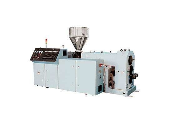 HDPE PP PPR PE Pipe Single Screw Extruder Line With 1 Year Warranty , Fully Automatic