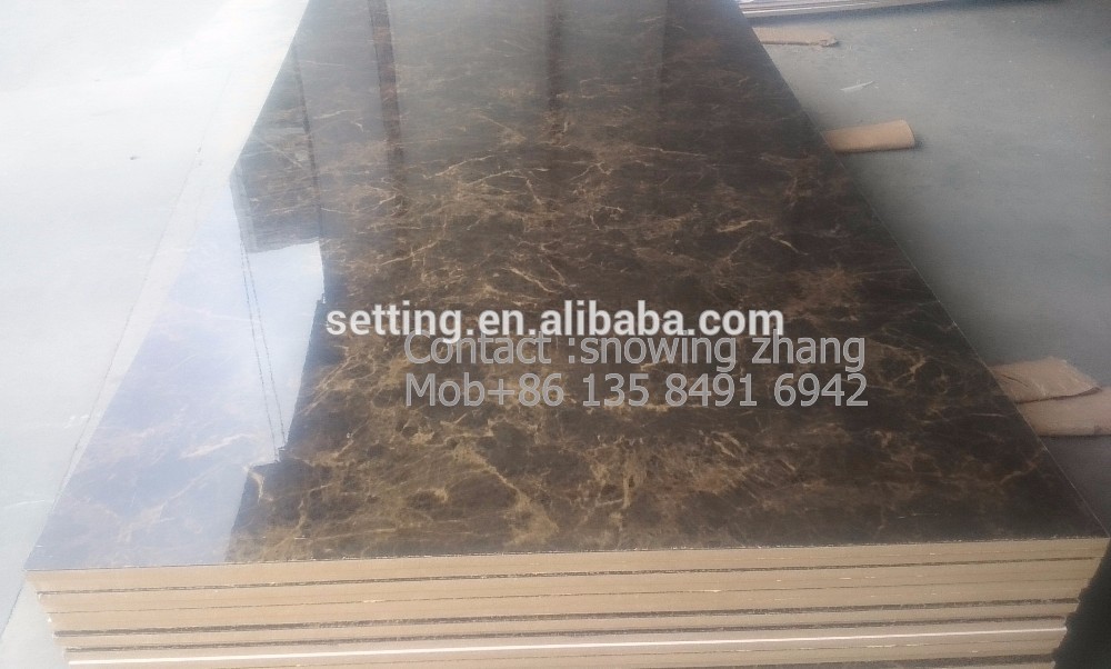 Wholesale 2mm acrylic sheet laminated mdf board for Qatar market ,1220*2440*18mm Acrylic mdf from china suppliers