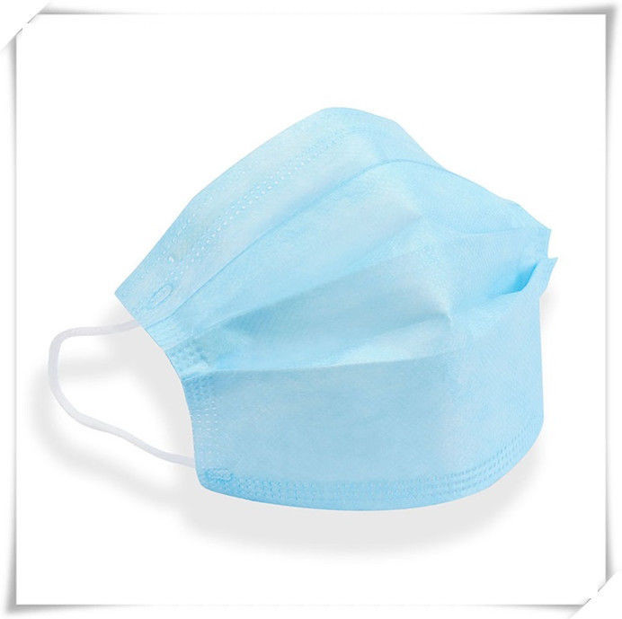 Wholesale Skin Friendly Disposable Medical Mask , Hypoallergenic Non Woven Fabric Face Mask from china suppliers