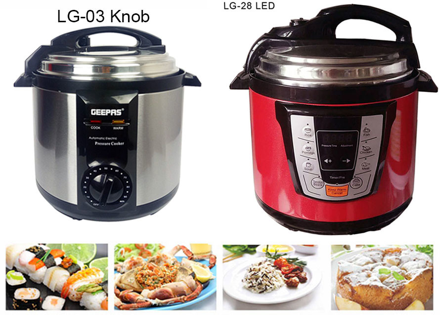 Multi purpose slow cooker  pressure cooker all in one 4L/5L/6L/8L/10L/12L