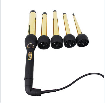 Wholesale 5p Barrel Mini Curling Iron Hairdressing Tool 360 Degree Swivel Cord from china suppliers