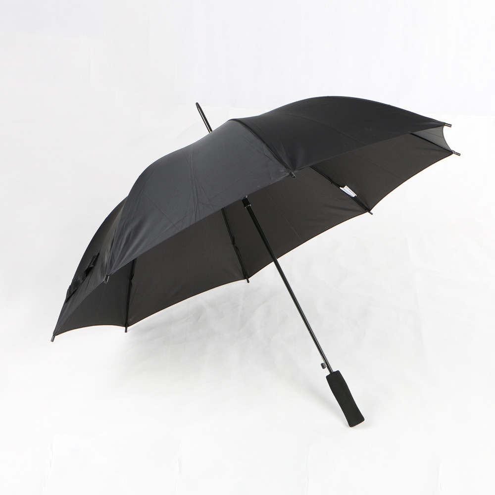 Wholesale Junior Black Long Handle Umbrella , Full Size Compact Walking Stick Umbrella from china suppliers