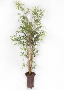 Bamboo Realistic Fake Plants Real Trunk For Home Design Color Change Leaves