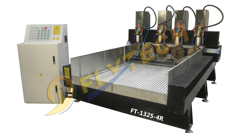 China 1325-4 4 axis CNC Router engraving machine with four independent head 4 rotary axis on sale