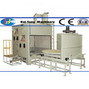 500kg Pressure Pot Sandblaster , Automatic Sandblasting Machine Two Work Stations Type