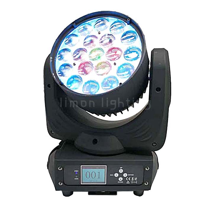 Wholesale Stage Disco Bar DJ Lights 19x15w RGBW LED Moving Head Wash Zoom Light from china suppliers