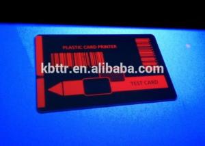 Wholesale Red p330i uv ribbon on cr80  pvc cards from china suppliers