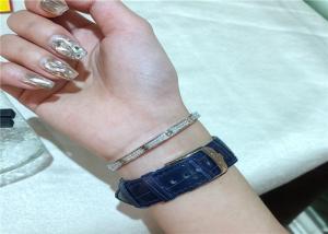 Wholesale Unisex 18K Gold Diamond Jewelry , Cartier Love Bracelet Diamond Paved from china suppliers