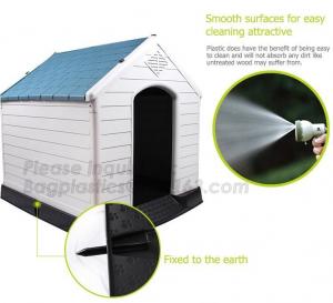 eco-friendly pet house outdoor plastic dog house, pet house folding plastic dog house, Removable Dog House Plastic Three