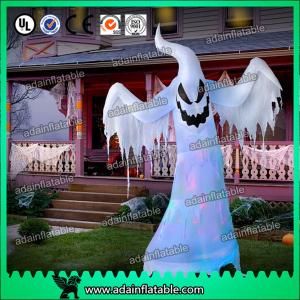Wholesale Halloween Inflatable Decoration 3M Oxford Inflatable White Ghost With LED Light from china suppliers