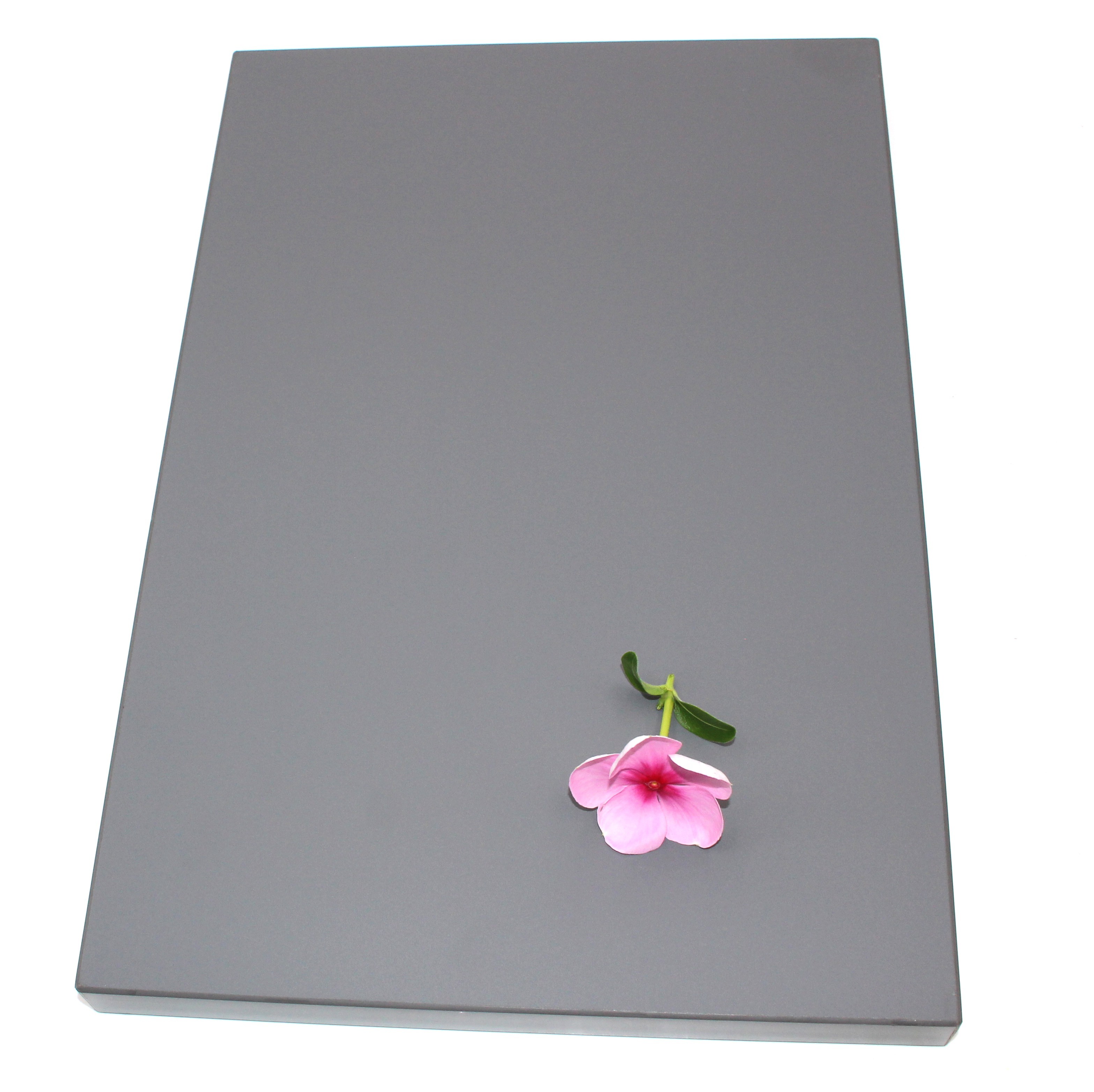 Buy cheap MPTGY08SM hot selling double side matte grey PET mdf panels for interior from wholesalers