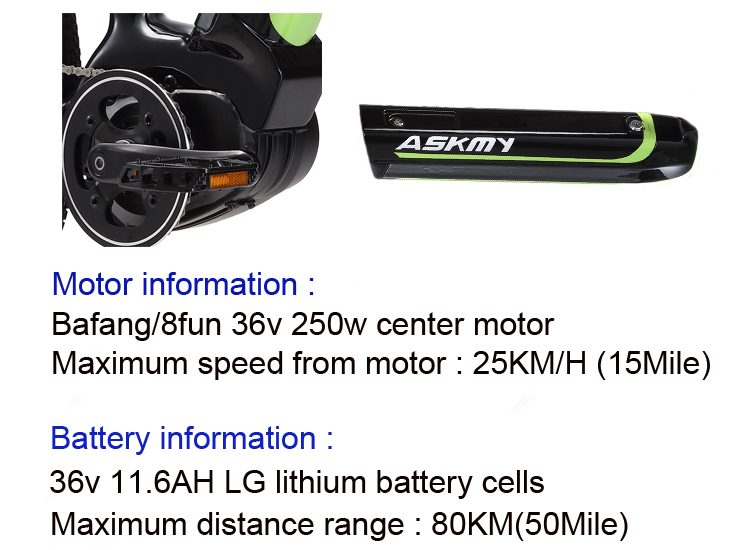 Wholesale 27.5er Middle motor 350w 48v electric bicycle With Middle Drive Motor