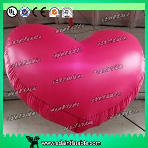 Wholesale 1m Party Inflatable Lighting Decoration , 210T Nylon Cloth 3ft Inflatable Heart from china suppliers