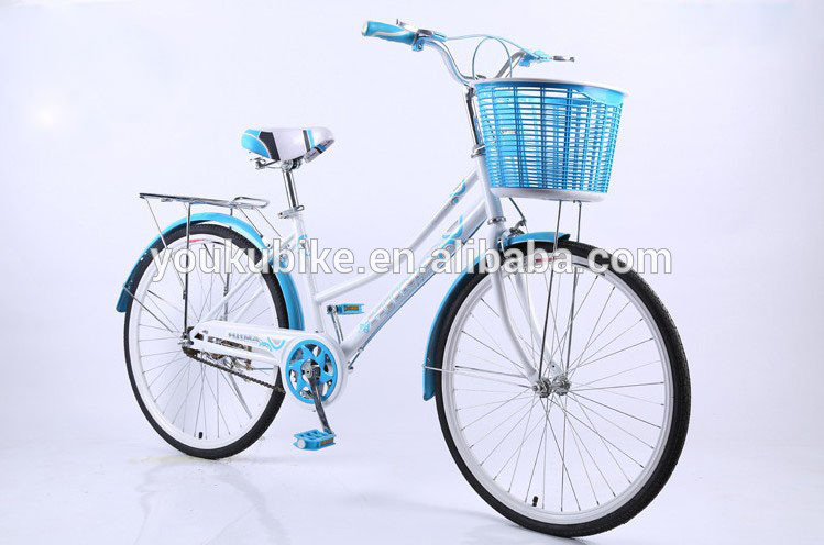 Wholesale Lightweight Single Speed Ladies 24 Inch City Bike from china suppliers