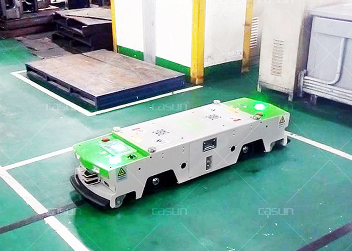 Quality WIFI Communication Bi Directional Tunnel AGV Vehicle With ±10mm Guiding Accuracy for sale