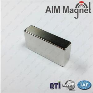 China Strong sintered ndfeb magnet block N35 10x10x2mm on sale