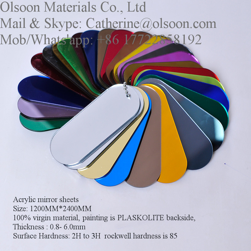 Wholesale Plastic Mirror Sheets - Plastic Mirror Sheet Wholesale 1220x2440mmx3mm thickness from china suppliers
