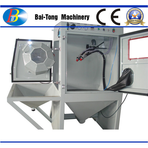 Wholesale Surface Cleaning Automatic Sandblasting Machine Semi Auto Roller Basket Type from china suppliers