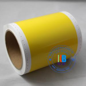 Wholesale yellow white red color PVC thermal label sticker compatible for Max Bepop thermal label printer CPM-100HG3C printing from china suppliers