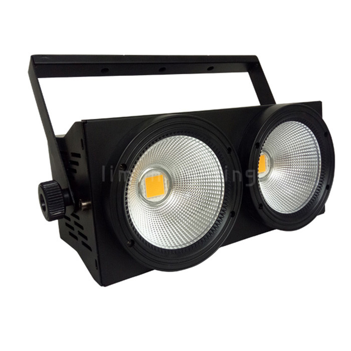 Wholesale 2 Eyes Warm White Cool White 2in1 LED COB Blinder 2x100W Wash Par Light from china suppliers