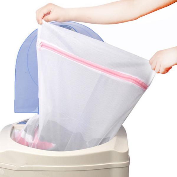 Quality ISO9001 60x60CM Durable Zipper Mesh Laundry Bag for sale