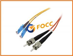 China Home Fiber Optic Network Cable 2.0mm Multi - mode Duplex E2000-ST Patch Cord PVC on sale
