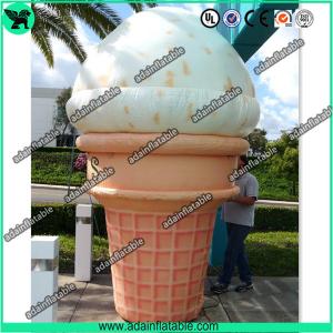 Wholesale 3m Woderful Decorative Inflatable Model , PVC Inflatable Ice Cream Cone from china suppliers