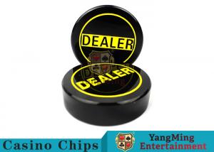Wholesale Yellow Sculpture Texas Poker Dealer Button For Casino Poker Table Games Use Accessories Grade Acrylic 75mm Dealer Card from china suppliers
