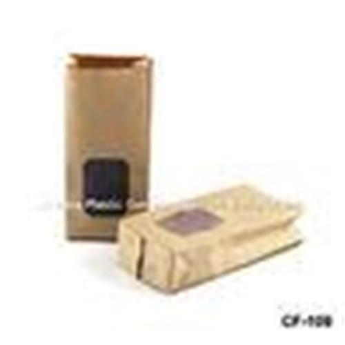 Wholesale Moisture Proof Kraft Paper Coffee Packaging Bags With Clear Window from china suppliers