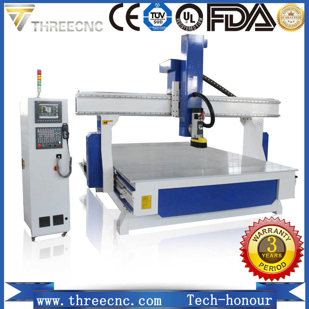China Two years warranty 4-axis wood engraving cnc router TM1530-4axis.THREECNC on sale