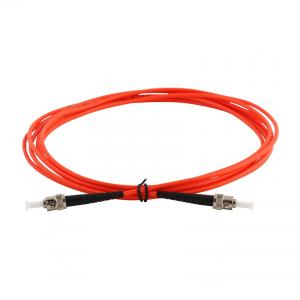 China 1300nm ST To ST Patch Cord ,  Simplex 0.9mm Multimode Fiber Patch Cord on sale