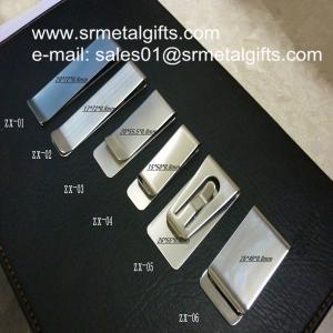 Wholesale Stainless steel money wallet clips, polish steel money clips wholesaler from china suppliers