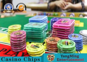 Wholesale Square Crystal Acrylic RFID Casino Poker Chip Set Plaque Wear Resistant from china suppliers