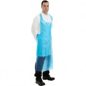 Wholesale Blue Long Biodegradable Aprons , Plastic Waterproof Aprons Custom Logo from china suppliers