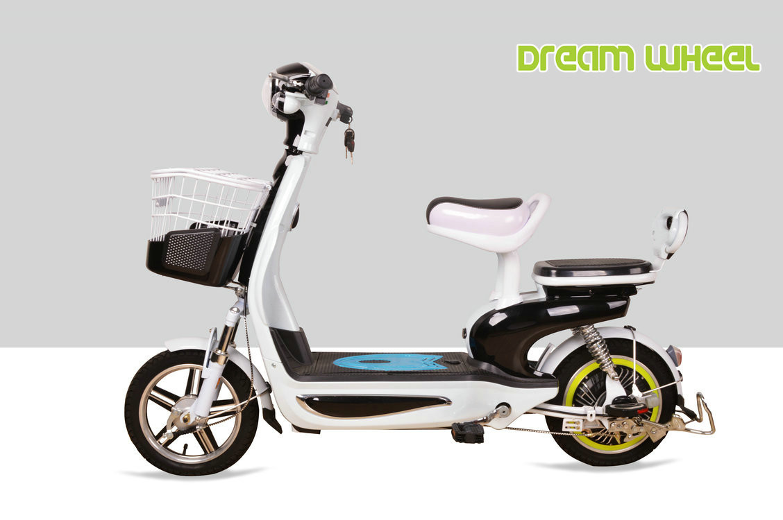 Wholesale 350 Watt 32km/h Electric Bike Scooter With Pedals Long Travel Distance from china suppliers