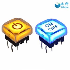 Wholesale Pro Audio and Video illuminated 15mm Clear Button Switch from china suppliers