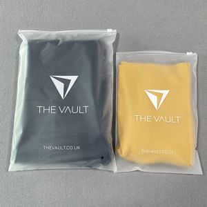 Custom Printed Matte Frosted Slider Waterproof Pe Zip Plastic Bag For Baby