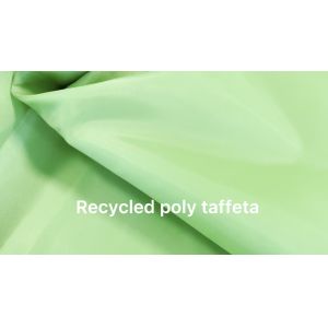 RECYCLED polyester 230T Taffeta Rpet fabric for lining clothing